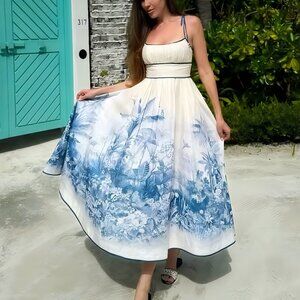 ZIMMERMANN Wylie Picnic midi dress